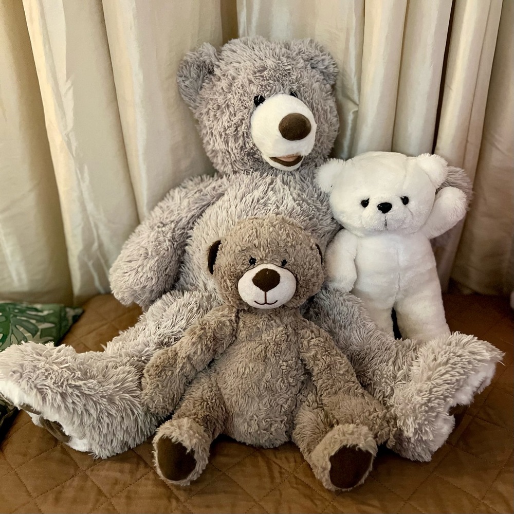 Lot of 3 Teddy Bears OR Individual Teddy Bears
